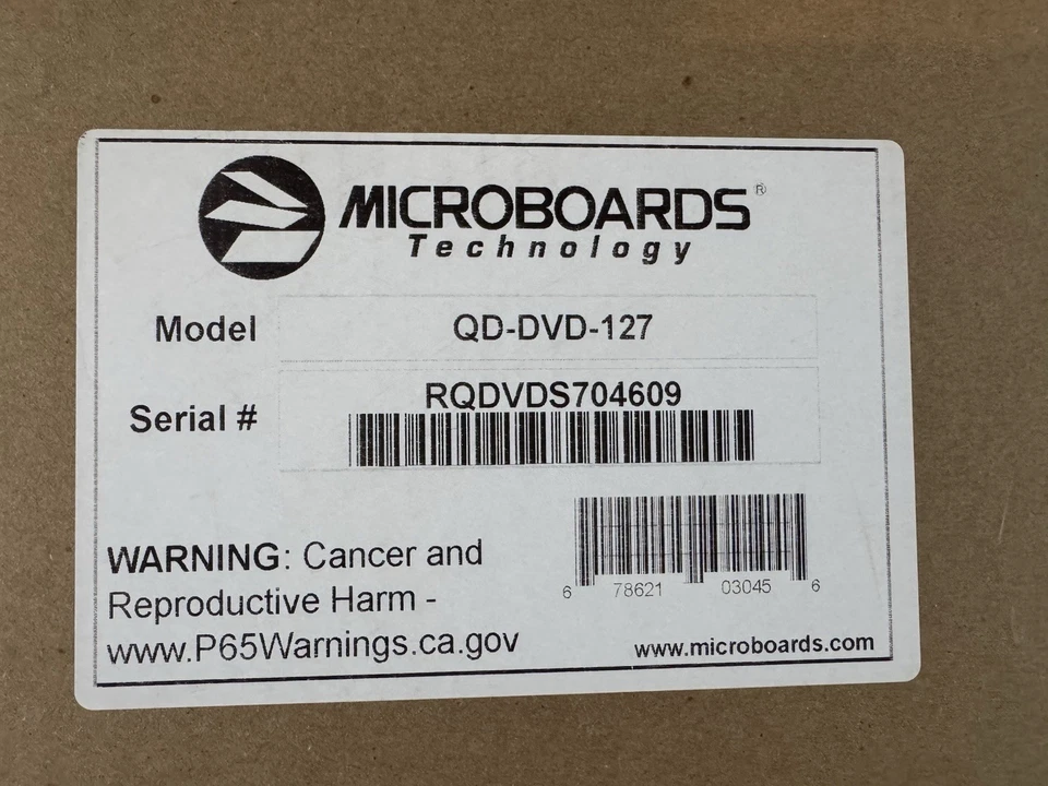 Microboards QD-DVD-127 24x/48x Standalone 1:7 DVD/CD Duplicator - Image 4 of 4