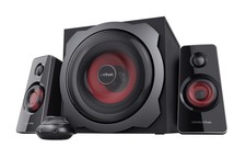 Trust Tytan Set Altoparlanti 2.1 con Subwoofer Risparmio Energia Nero/Rosso