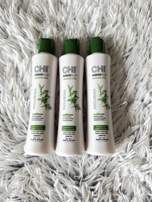 3 X CHI Power Plus Nourish Moisturizing Hair Conditioner Nettle & Herbs 18 fl oz