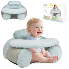 Baby Sit Me up Seat, Inflatable Baby Seat with Cover for Babies 3-36 Months,Port