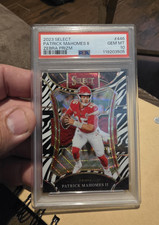 2023 Panini Select Suite Level Patrick Mahomes II #446 Zebra Prizm PSA 10 Chiefs