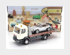 Norev Renault Carro Attrezzi Truck Car Transporter With Porsche 911 930 3.0 Turbo Coupe 1987 1:43 431130