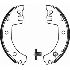 1X BRAKE SHOE FITS: SEAT IBIZA IV IBIZA IV SC; SKODA E-CITIGO FABIA I