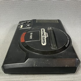 Sega Genesis Console 1601 W/PWR Cord & 3 Games Powers On but Otherwise Untested