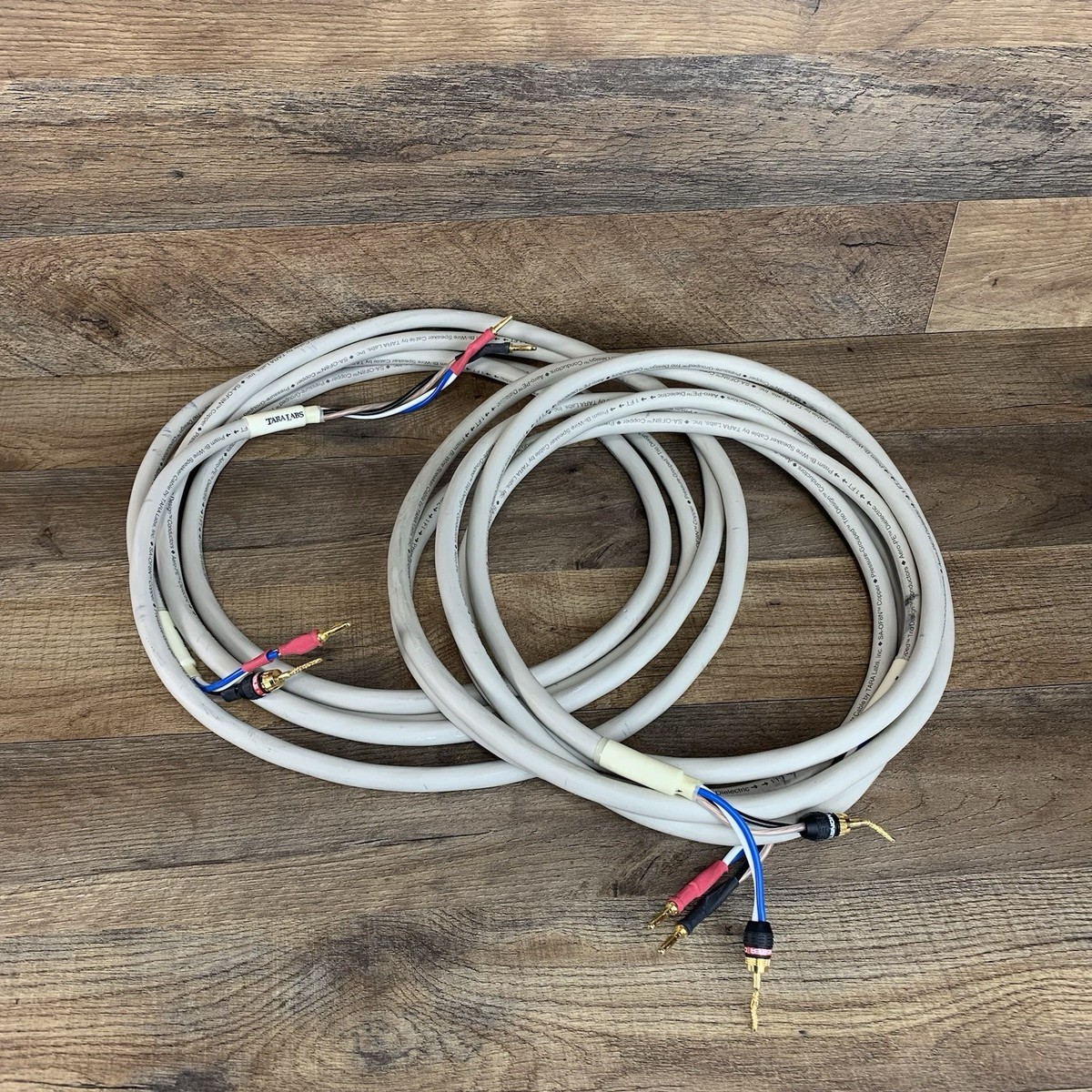 Tara Labs RSC Prism BiWire Pair (14ft Each) Speaker Cable Wire | eBay