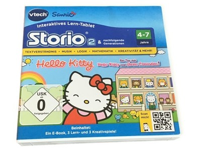 VTech Storio 2 Hello Kitty Lernspiel Tablet Kinder Interaktiv Mehrfarbig
