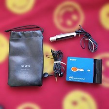 SONY MZ-E700 MiniDisc Player Recorder Walkman Blue Portable High-quality sound