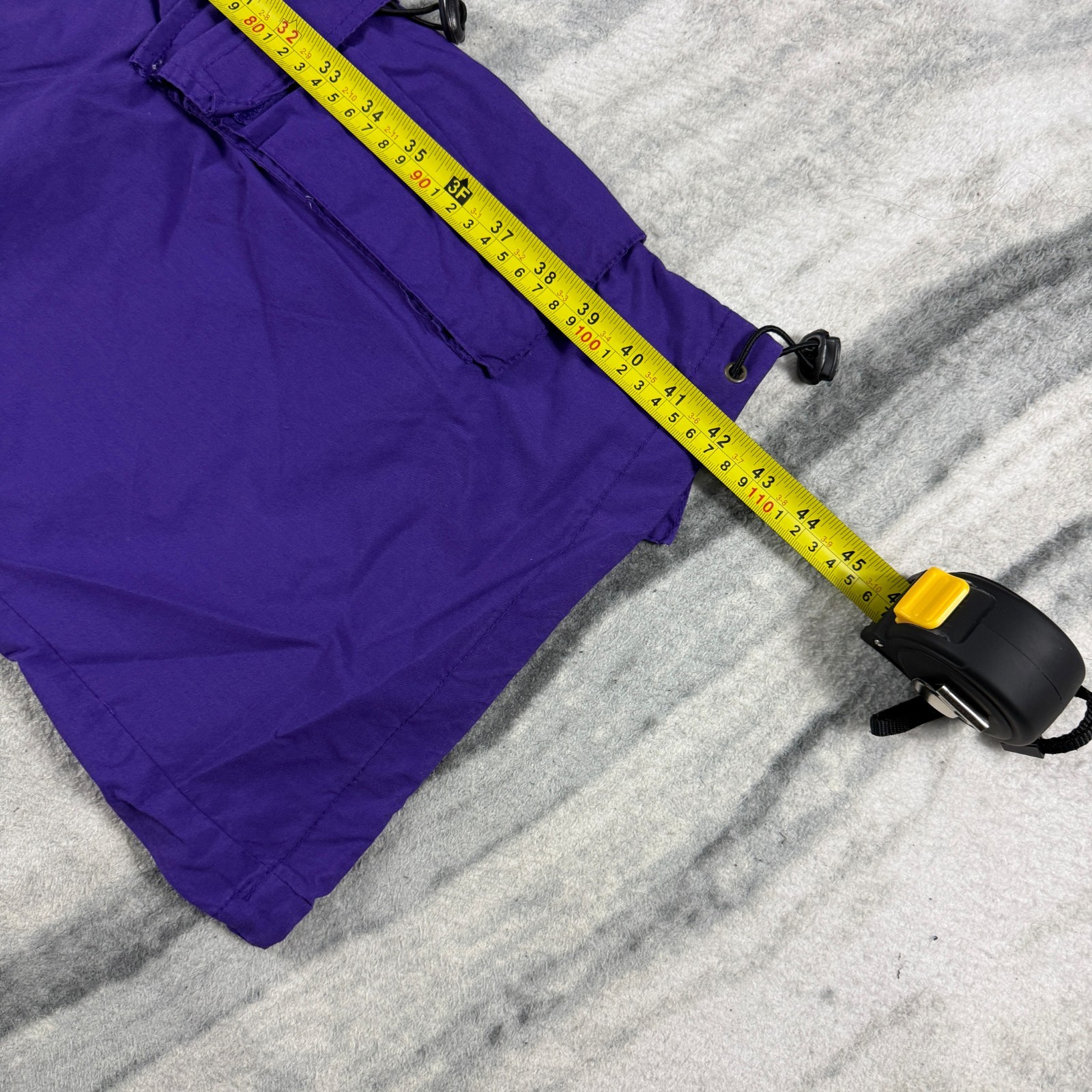 Vintage Criminal Damage 2000s Y2K Purple Drome Lrg Wide Leg Baggy Cargo Trousers image 5