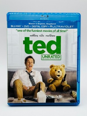 TED Unrated Blu-ray - Mark Wahlberg Comedy Excellent