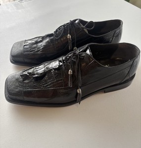 Romana Exotic dress shoes. 10 1/2. Black Romano Shoes | eBay main image 2