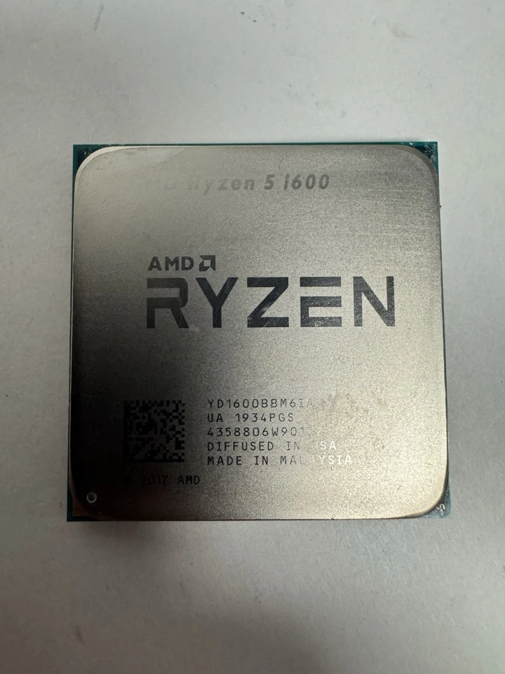 AMD Ryzen 5 1600 3.6Ghz 6 Core AM4 CPU Processor YD1600BBM6IAE Tested - Image 4 of 4