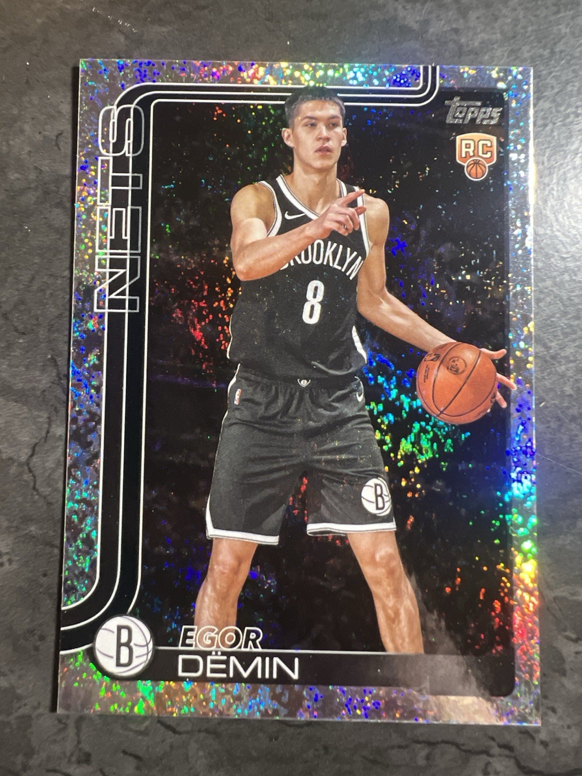 2025-26 Topps Egor Demin Holo Foil Parallel #208 Brooklyn Nets RX