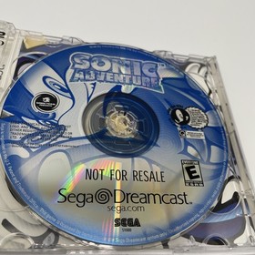 Sonic Adventure Sega Dreamcast Complete CIB + Sonic Adventure 2 Trial Disc