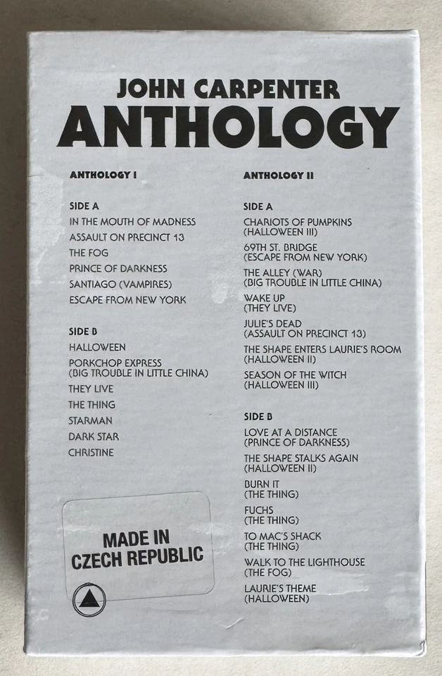 JOHN CARPENTER * ANTHOLOGY * SACRED BONES EXCLUSIVE 2x CASSETTE BOX * 250 ONLY! - Image 4 of 4