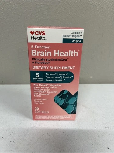 CVS Health 5-Function Brain Health 30 Softgels