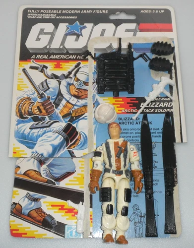 100% Complete 1988 Blizzard v1 Figure Accessories Vintage G.I. GI Joe 3.75 ARAH