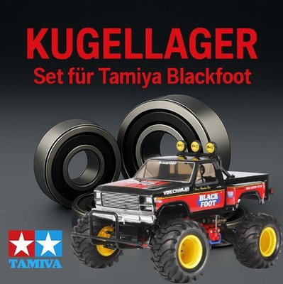 KUGELLAGER SATZ FÜR TAMIYA BLACKFOOT & MONSTER BEETLE - 12 GUMMIGEDICHTETE LAGER