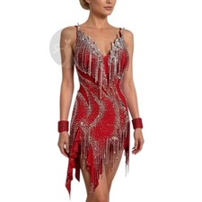 Customized Costumes  Ballroom Competition Smooth Waltz Tango Dance Dress