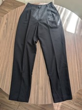 Women's Size 6 Vintage Christy Girl Black Pleated Dress Pants Made in USA