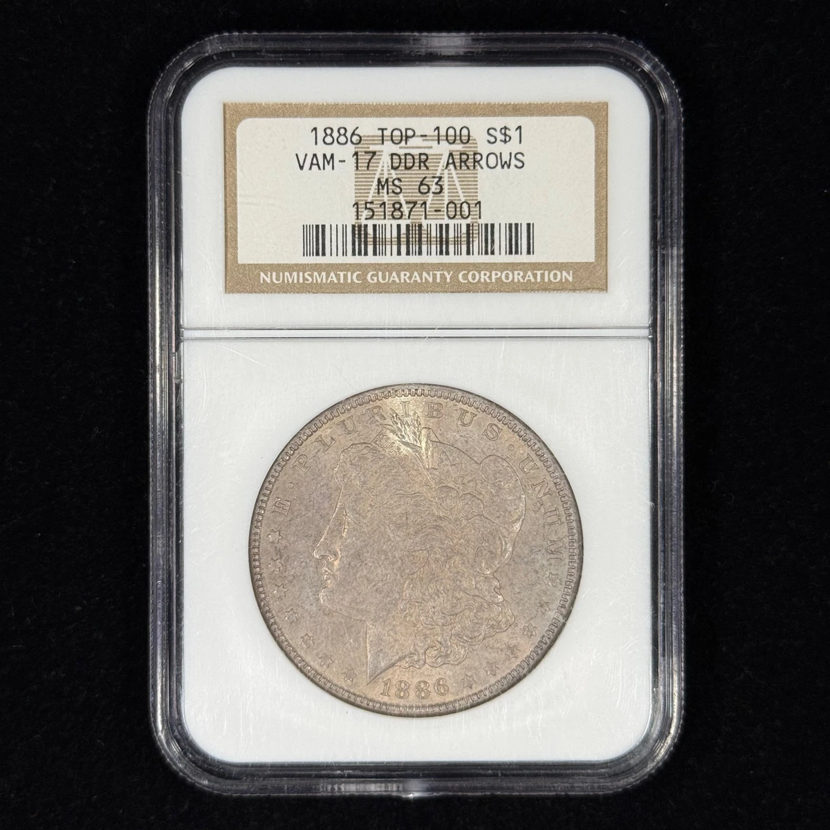 MS 63 Graded 1886 Year Morgan US Dollars (1878-1921) for sale | eBay