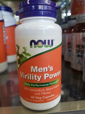 NOW Foods Men's Virility Power EXP 6/2027 Muira Puama, Maca Horny Goat Tribulus