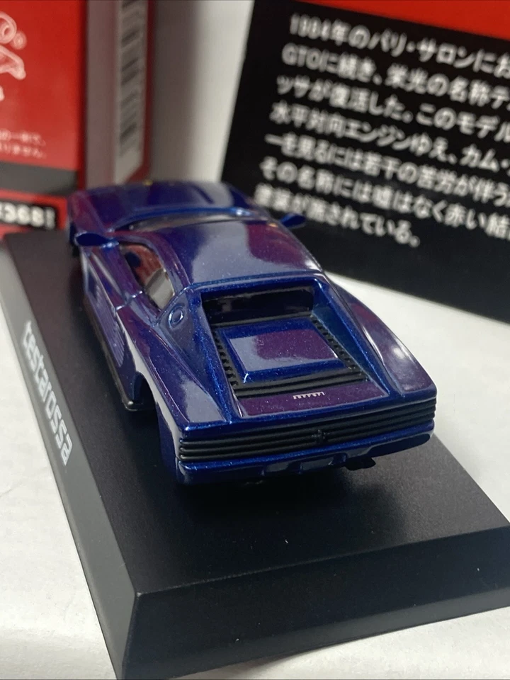 KYOSHO 1/64 🇨🇵 Ferrari Testarossa de 1984 Collection 2 Kit import Japon 🇯🇵 - Photo 4/4