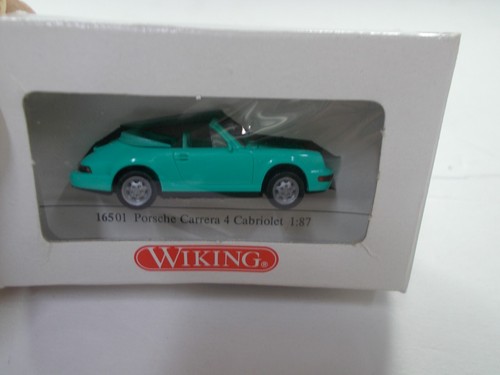 WIKING 16501 ~ PORSCHE CARR. 4 COCHE DESCAPOTABLE ~ ESCALA HO | Zustand: Used