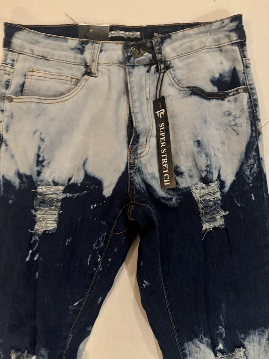TR Premium Men’s Jeans, Tailored Recreation Denim Deadstock Skinny Fit  30x30 NWT