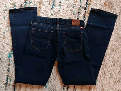 Lucky Brand Women's Leyla Boot Blue Jeans 6/28 (A)