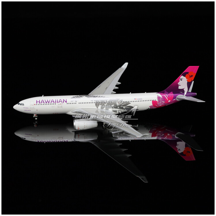 1:400 Geminijets Hawaiian Airlines Airbus A330-200 Airplane