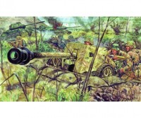 Italeri 1:72 Wwii Dt. Panzerabwehrkanone Pak 40 Plastikmodellbau