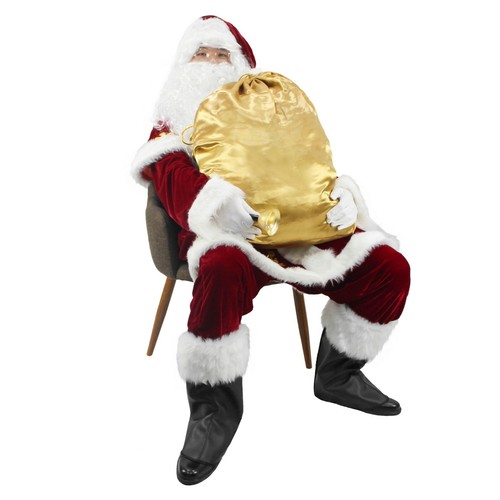 Costume Natale Babbo Natale cosplay adulto abito fantasia abito festa abiti Natale - Foto 26 di 27