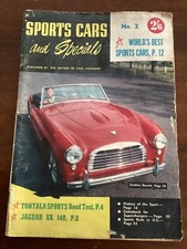 VINTAGE SPORTS CARS AND SPECIALS N0. 2 MAGAZINE FROM THE 1950’s.