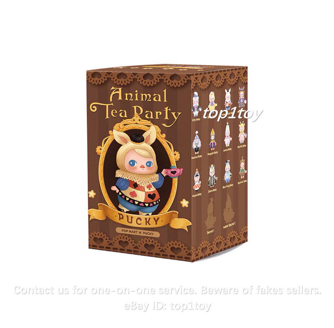 POP MART x PUCKY Animal Tea Party Moose Baby Mini Figure | eBay