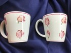 2 WAVERLY GARDEN ROOM LANE FLORAL MUGS tulips! NEVER USED! NEW! EXCELLENT! — photo 2