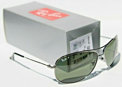 RAY-BAN RB3293 POLARIZED Sunglasses Gunmetal Black/Gray  display picture 3