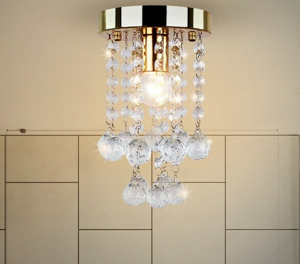 crystal bedroom light