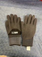 WINTER COOLER WORK GLOVES RUBBER COATED AND DOUBLE LINED COMFORTABLE AND WARM 
