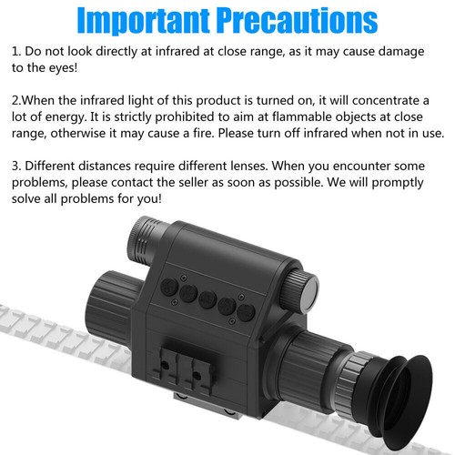 Megaorei M5 Hunting Digital Day & Night Vision Rifle Scope 1080P 940nm IR Camera - Picture 17 of 17