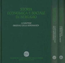 Storia economica e sociale di Bergamo (Volume e cofanetto) - AA.VV. [1994]