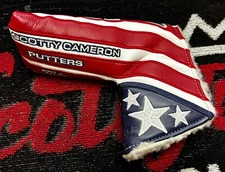 New Scotty Cameron 2012 Flag US USA Stars & Stripes Blade Head Cover Rare
