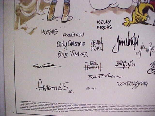 Vintage Voice for Children Comic Strip Art Print Poster Comics 1986 Preowned NEW - Picture 8 of 11