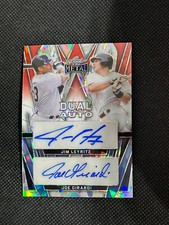 JIM LEYRITZ / JOE GIRARDI  2024 Leaf Metal Draft RWB Red White & Blue Prizm 1/1
