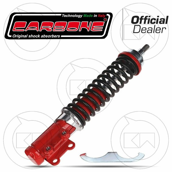 StoßDäMpfer Vorne Carbone Rot Schwarz Vespa Pk 50/125 XL N V Rush HP Fl-image
