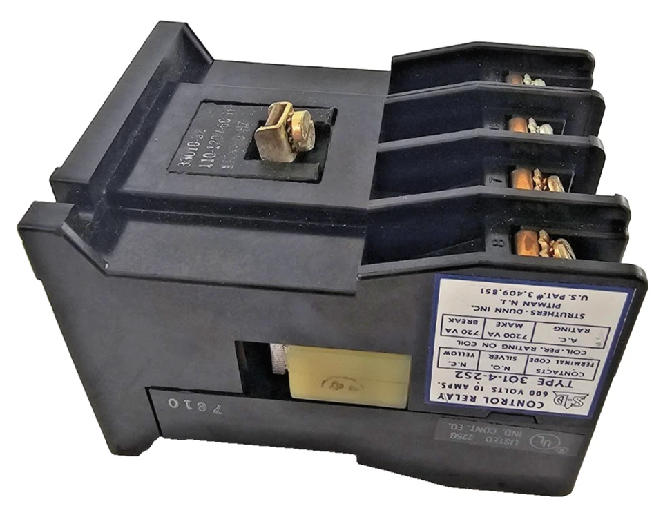 STRUTHERS-DUNN TYPE SC RELAY 115 VAC COIL - 301-4-2S2 - NEW - Image 3 of 4