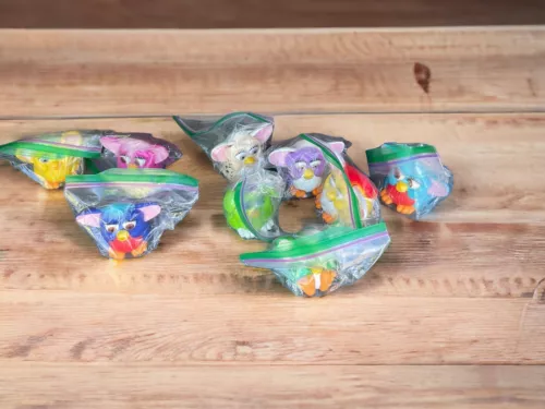 Lot Of 9 Mini Furby