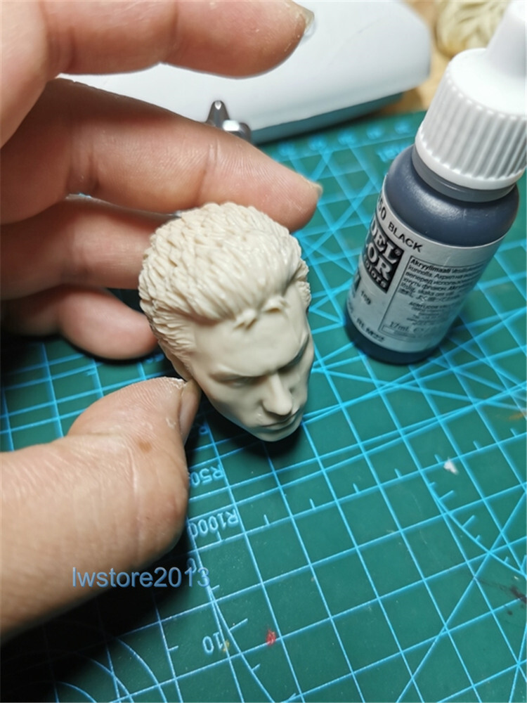 1:12 Roronoa Zoro Man Head Sculpt Carved For 6