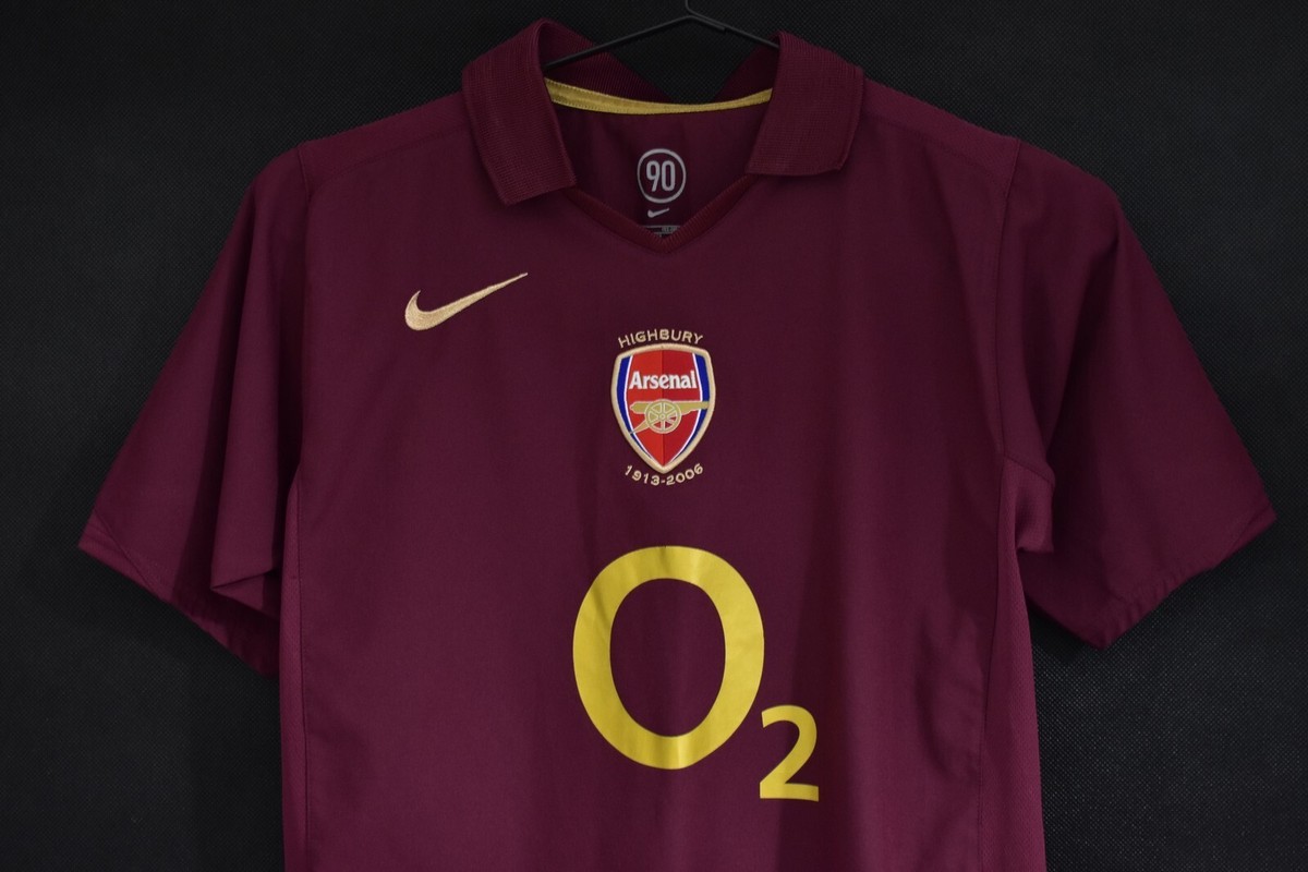 GUNNERS SHIRT HIGHBURY 2005-06 NIKE Arsenal FC SIZE L.Boys (Youth