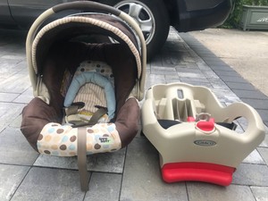 graco polka dot car seat