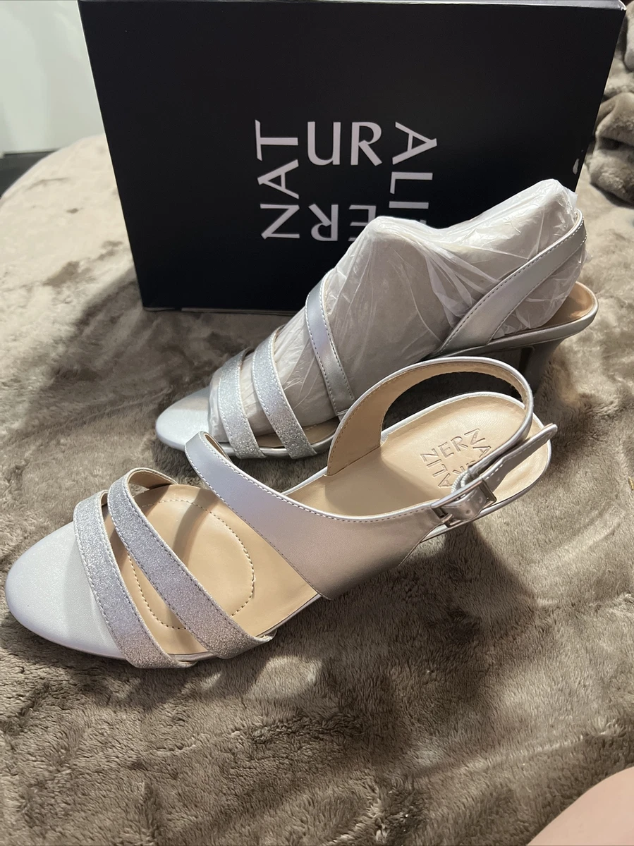 Naturalizer Taino Silver Woman s Shoe Size 12 M New In Box eBay